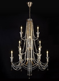 IL31755  Armand Pendant 6+3+3 Light (Requires Construction/Connection) (16.5kg) French Gold